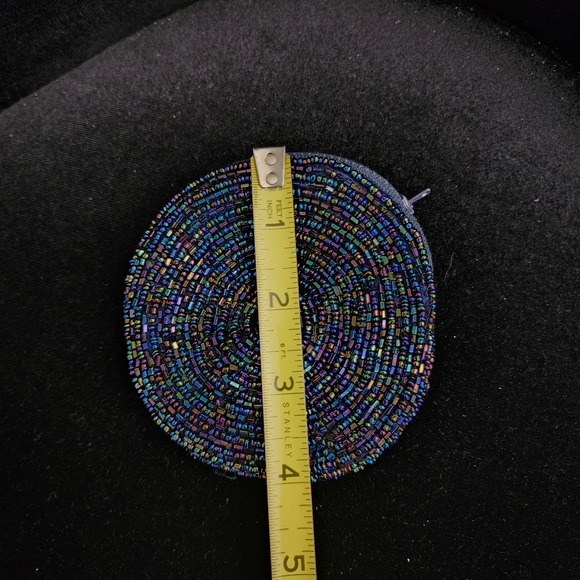 Multicolor Beaded  Coin Purse - Picture 5 of 5